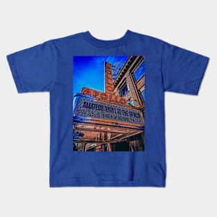 Apollo Theater Skyline Harlem Manhattan NYC Kids T-Shirt